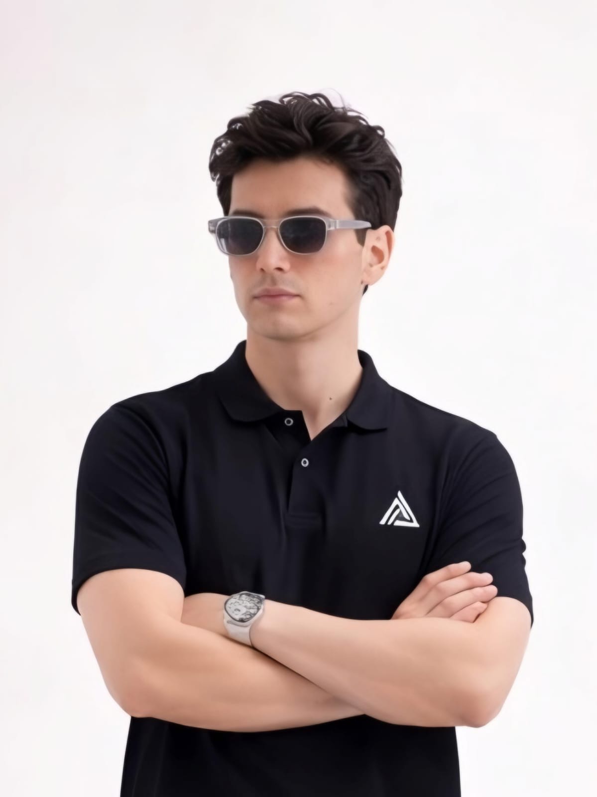 TEXTURED POLO | PREMIUM BLACK