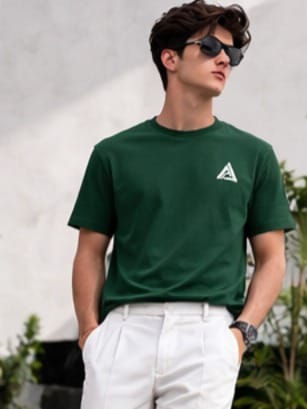 TEXTURED POLO | HUNTER GREEN