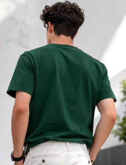 TEXTURED POLO | HUNTER GREEN